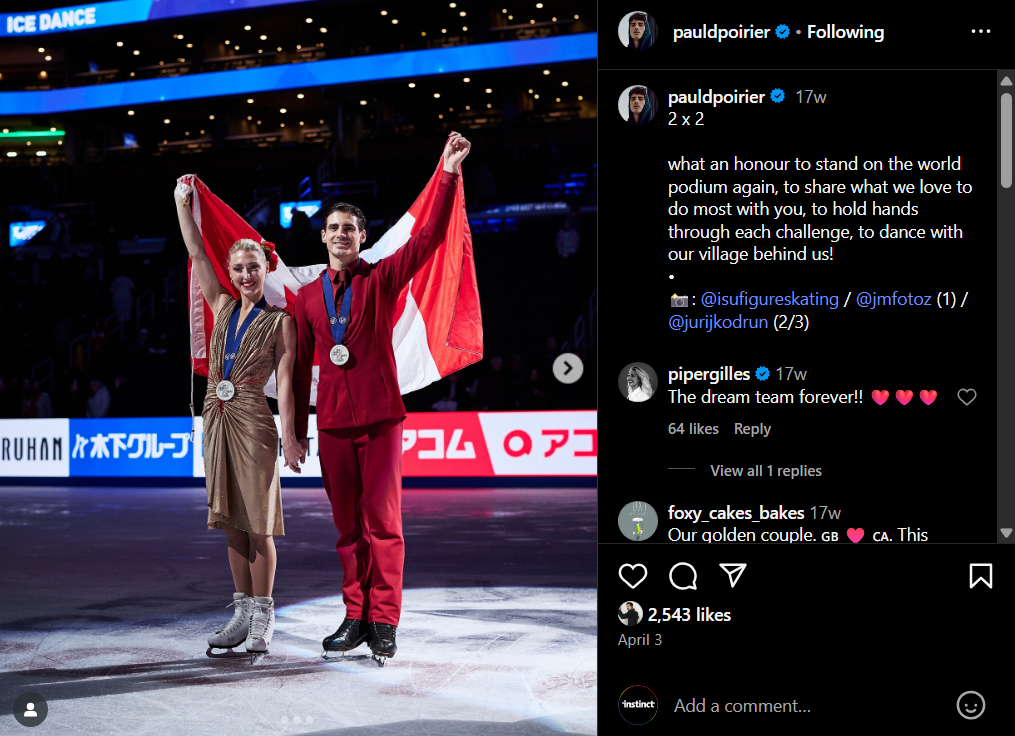 Piper Gilles and Paul Poirier