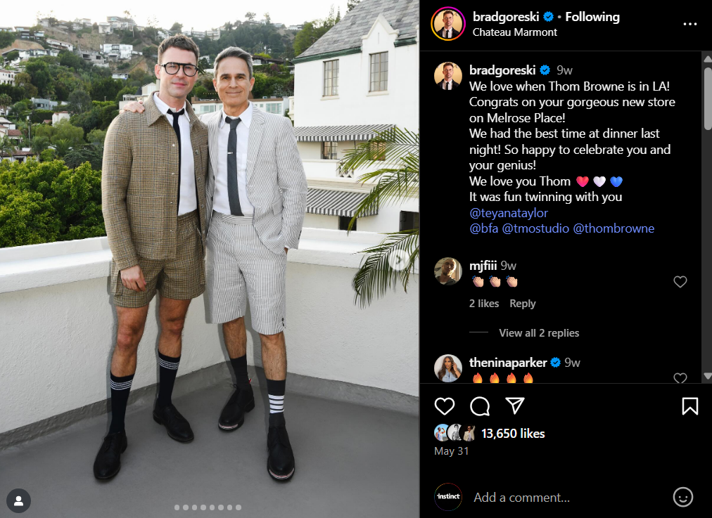 Brad Goreski and Gary Janetti