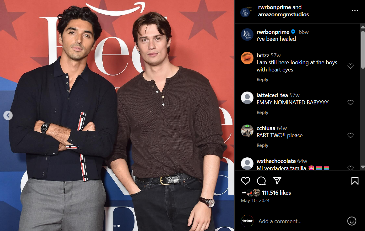 Taylor Zakhar Perez and Nicholas Galitzine