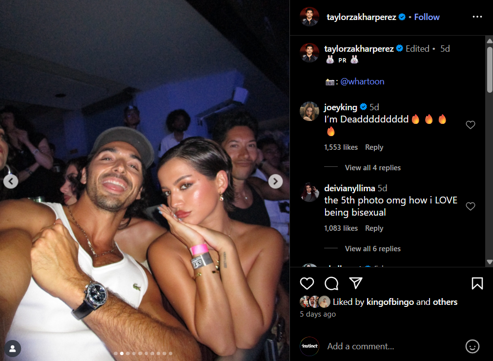 Taylor Zakhar Perez and Isabela Merced