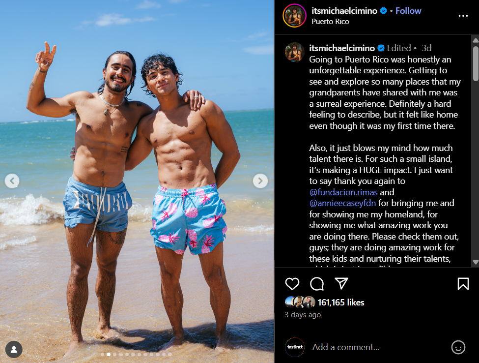 Michael Cimino and Brandon Perea