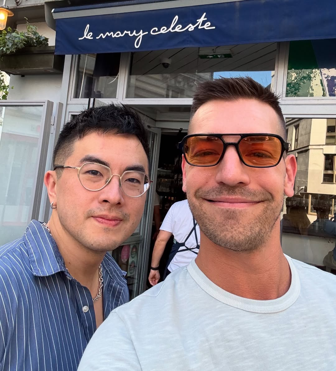 Bowen Yang and Matt Rogers