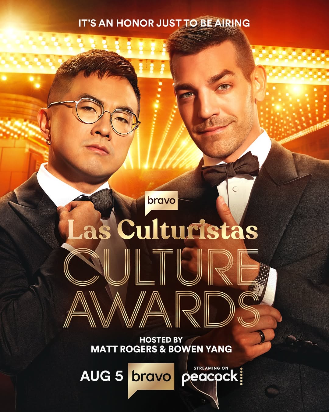 Bowen Yang and Matt Rogers