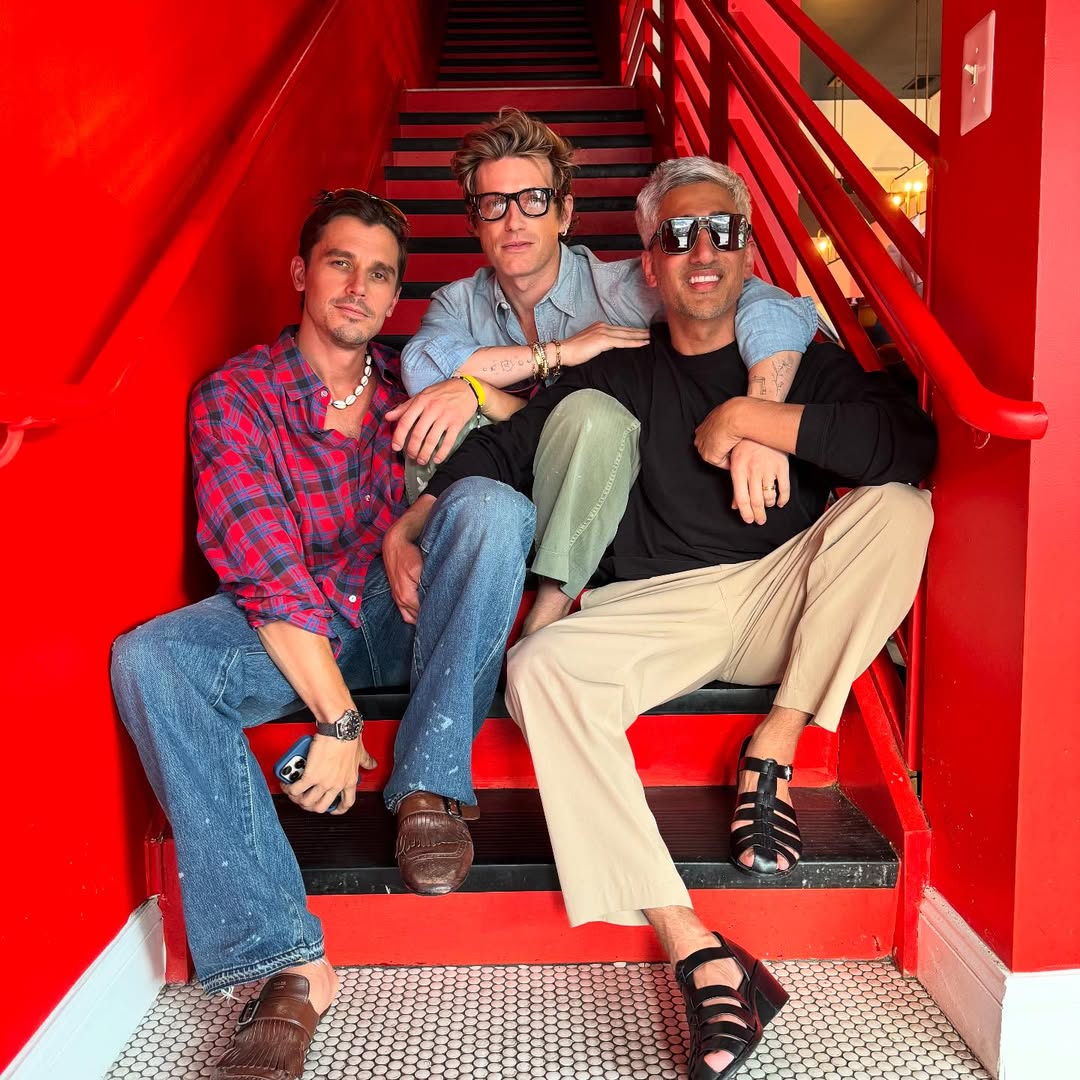 Antoni Porowski, Jeremiah Brent, and tan france