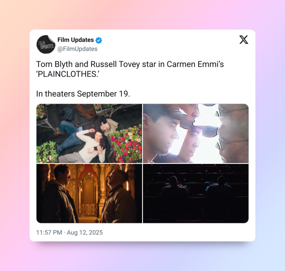 Tom Blyth and Russell Tovey