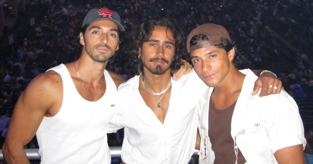 Taylor Zakhar Perez, Michael Cimino, and Brandon Perea