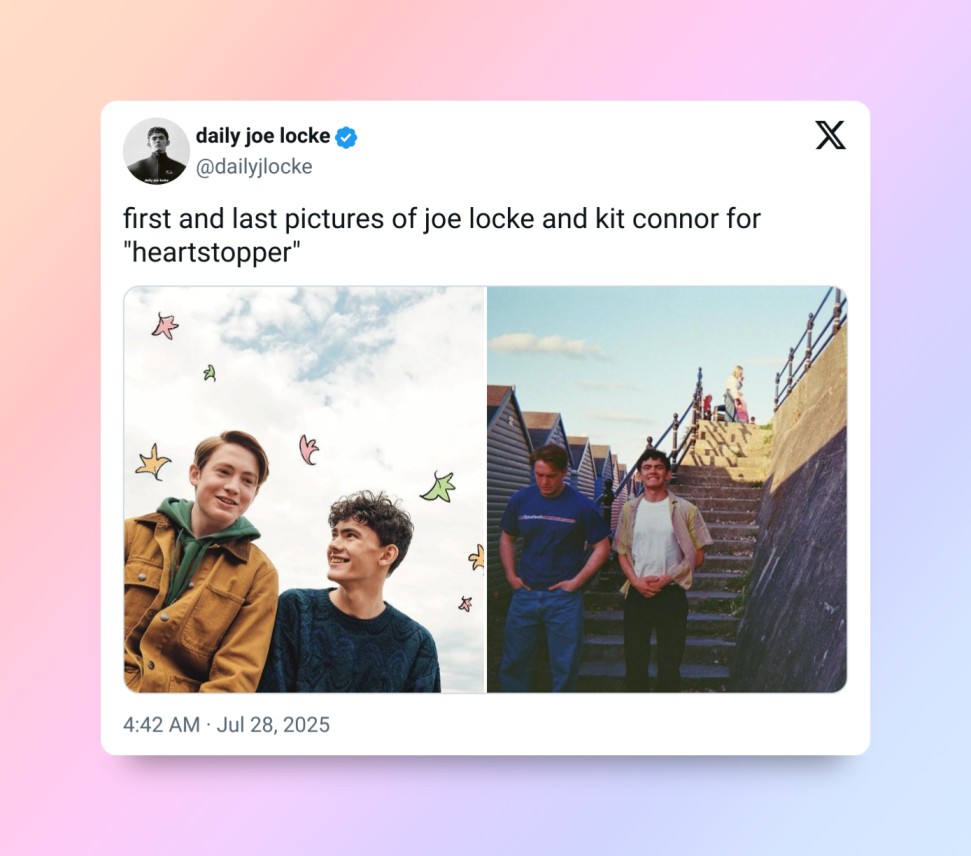 Kit Connor and Joe Locke