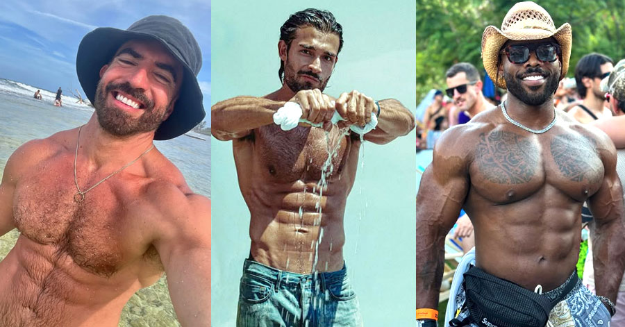 Lucho, Sam Asghari, and Thai Mark (via Instagram)