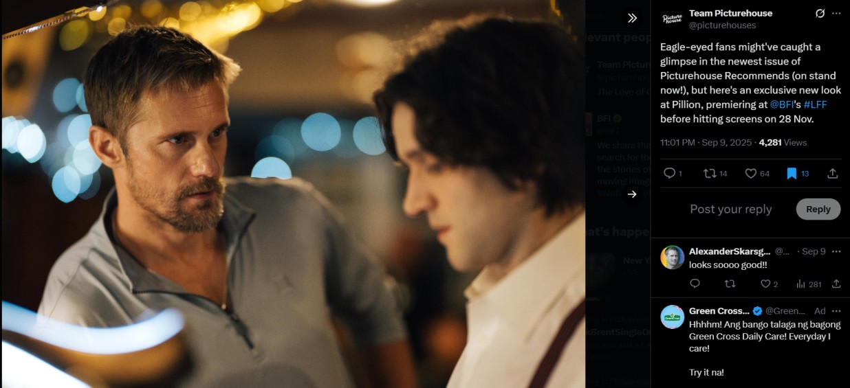 Alexander Skarsgård and Harry Melling