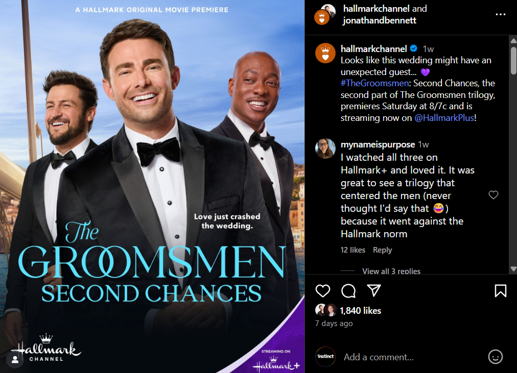 Tyler Hynes, Jonathan Bennett, and BJ Britt