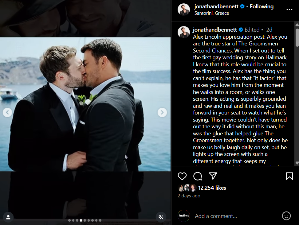 Alex Lincoln and Jonathan Bennett