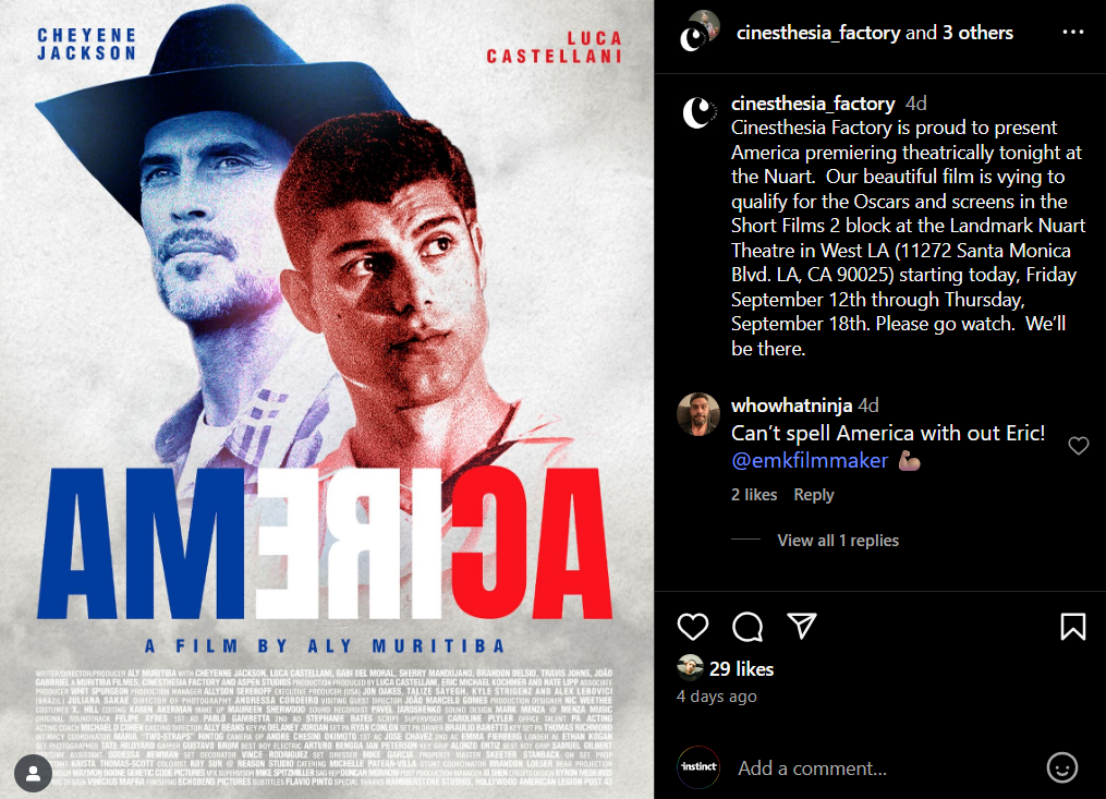 Cheyenne Jackson and Lucas Castellani