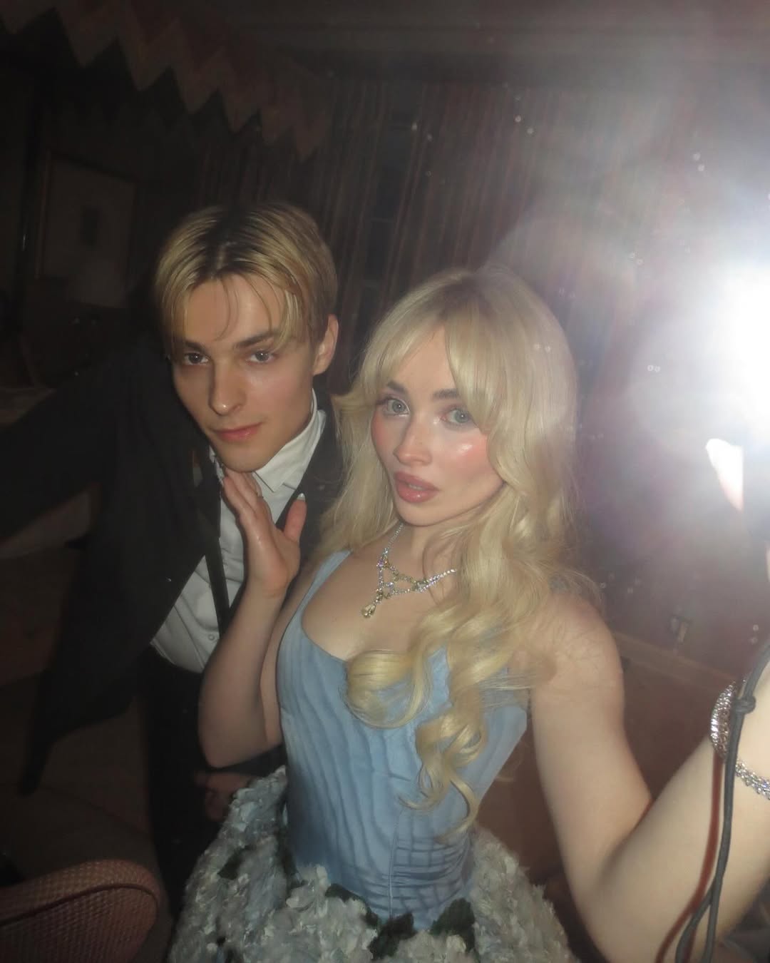 Corey Fogelmanis and Sabrina Carpenter