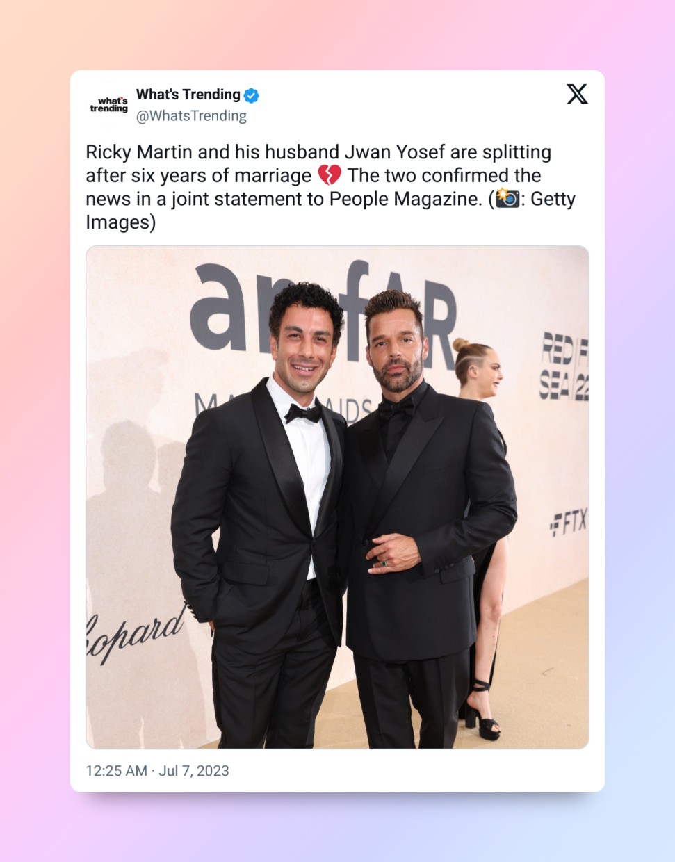 Jwan Yosef and Ricky Martin,