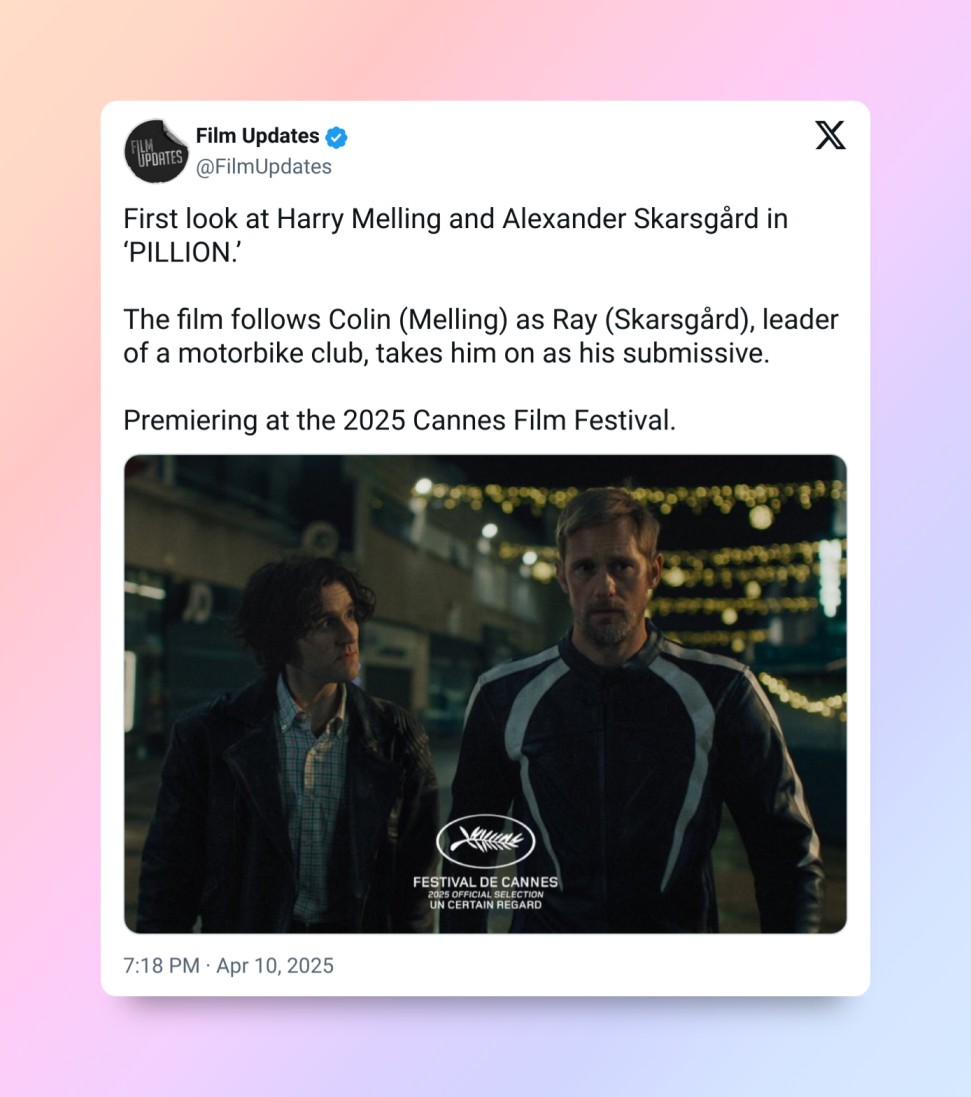 Harry Melling and Alexander Skarsgård