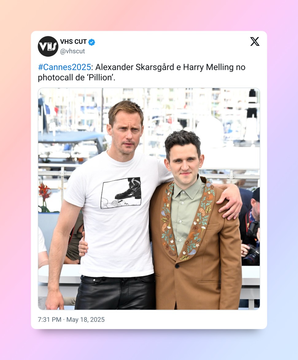 Alexander Skarsgård and Harry Melling