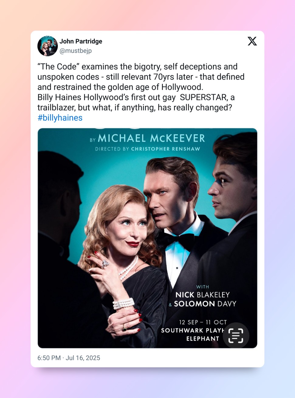 The Code - John Partridge