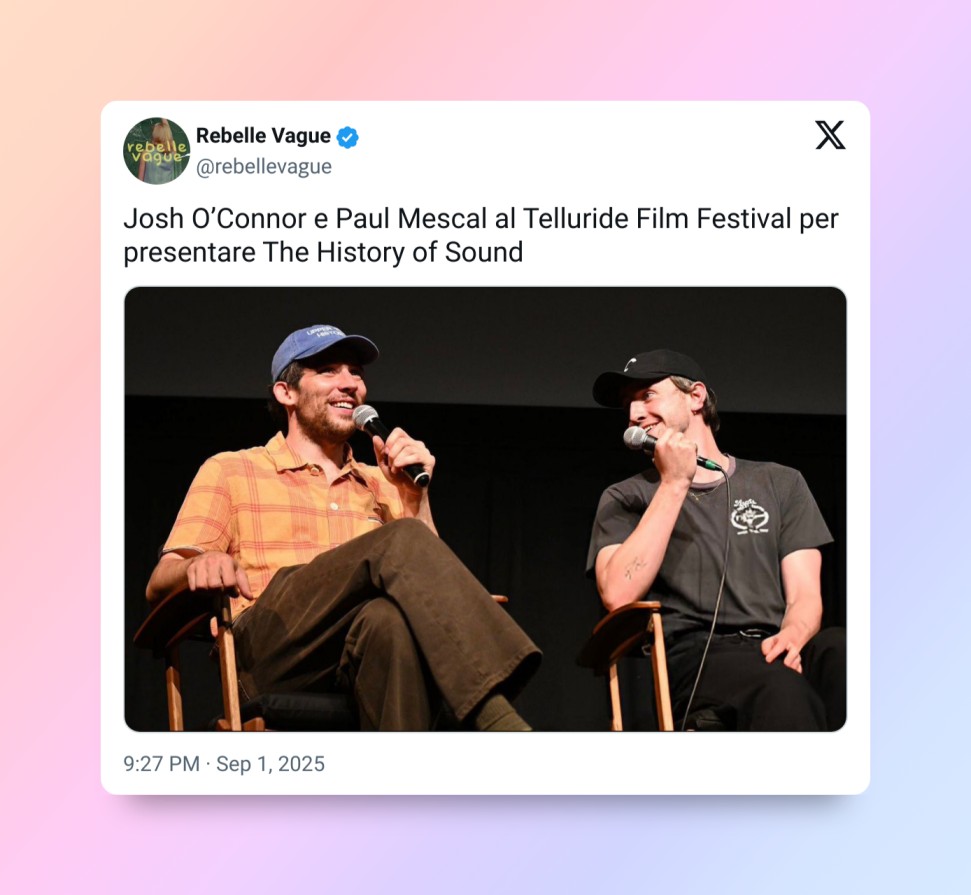 Paul Mescal and Josh O’Connor