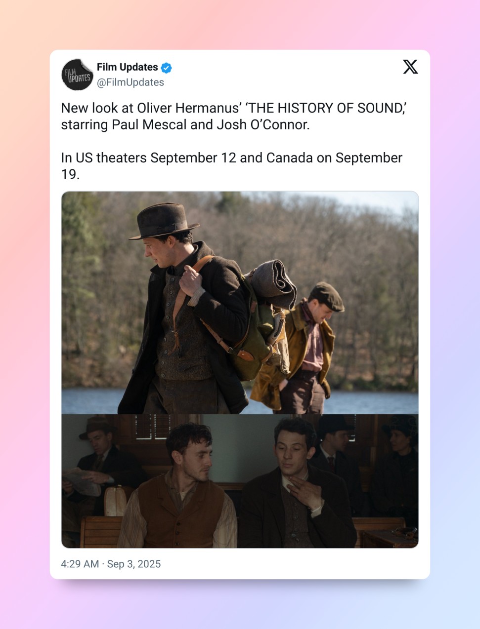 Paul Mescal and Josh O’Connor