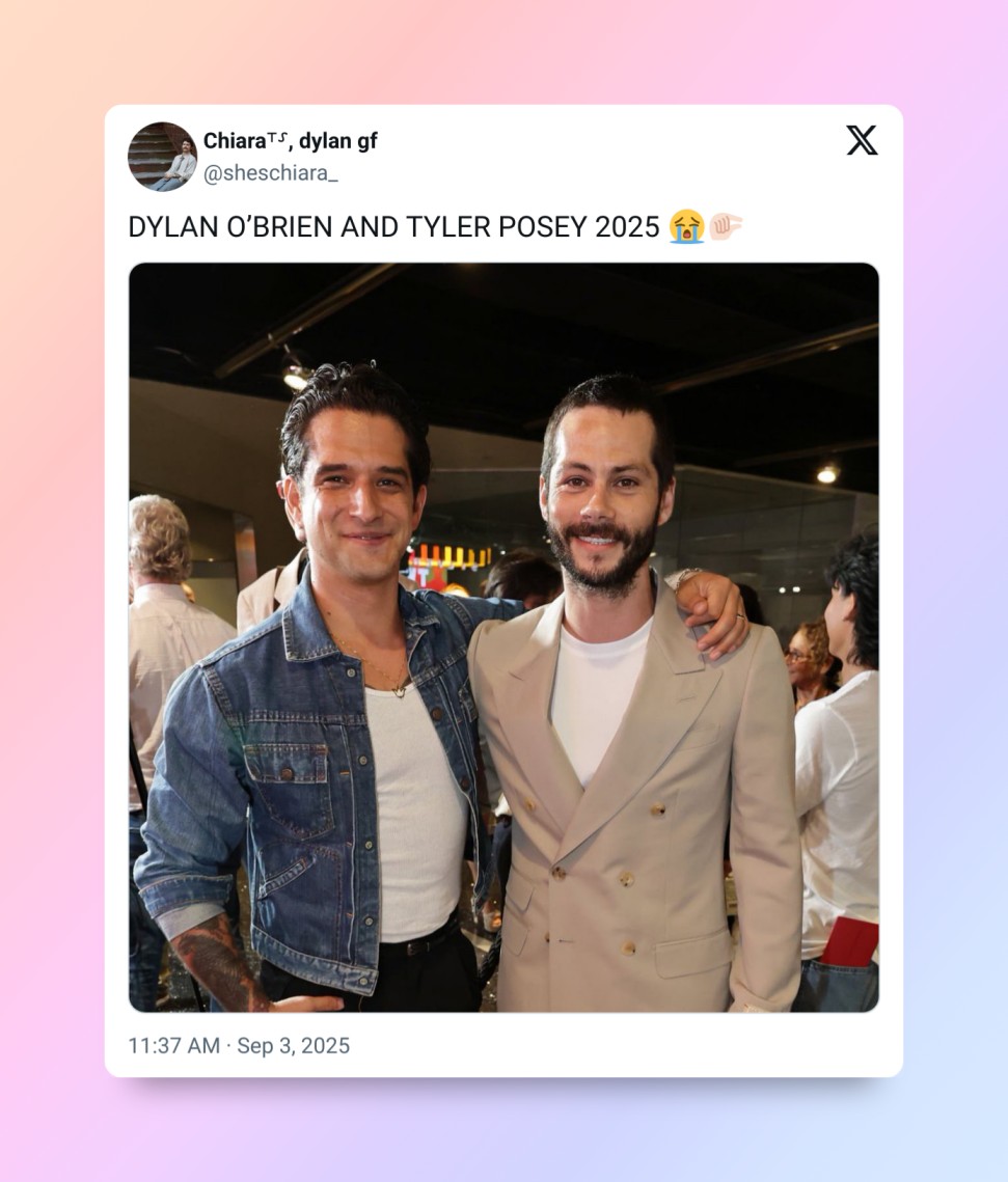 Dylan O’Brien and Tyler Posey