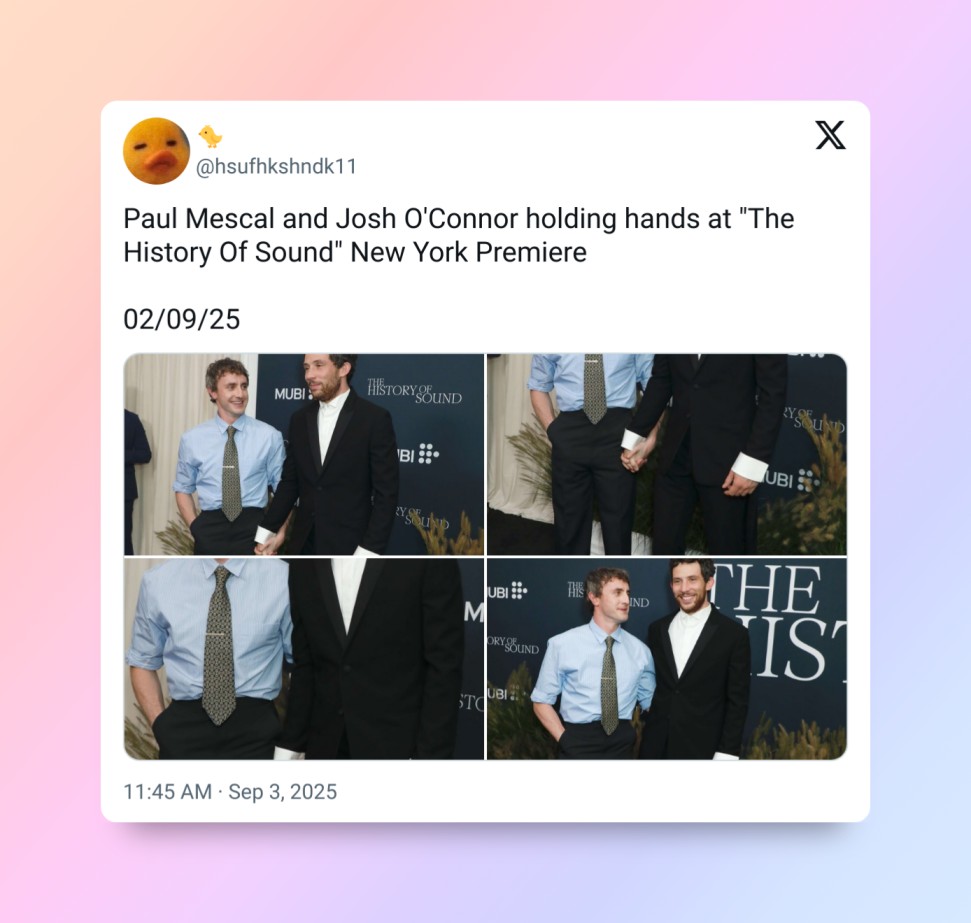 Paul Mescal and Josh O’Connor