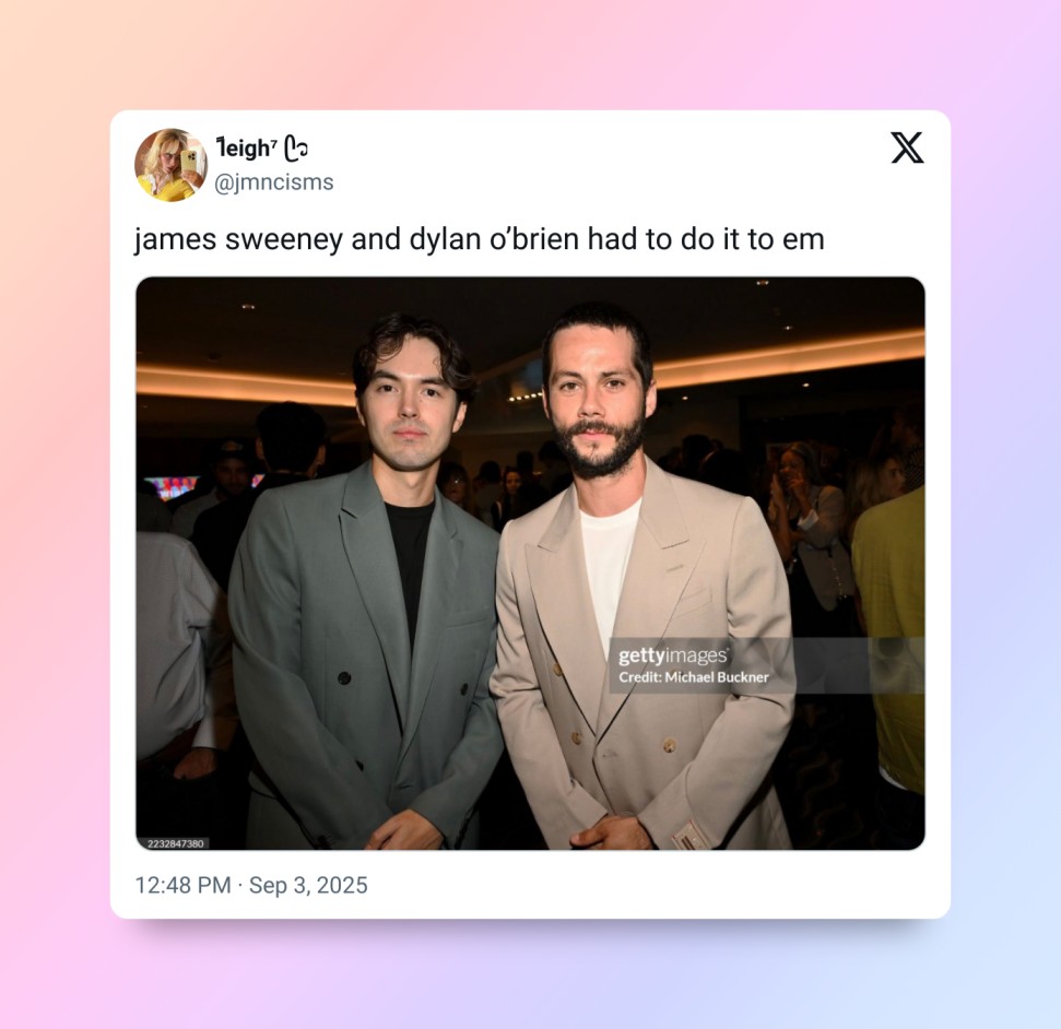 James Sweeney and Dylan O Brien