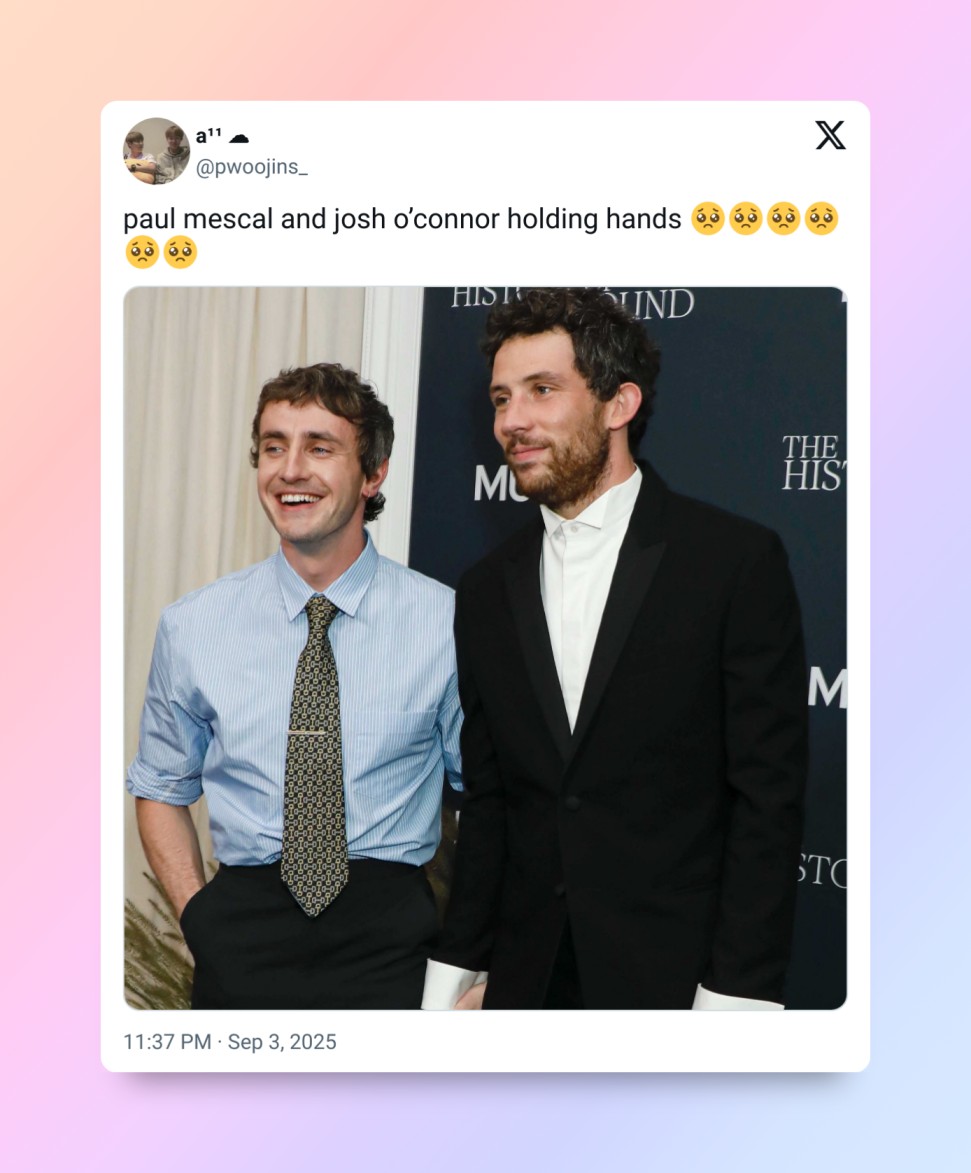 Paul Mescal and Josh O’Connor