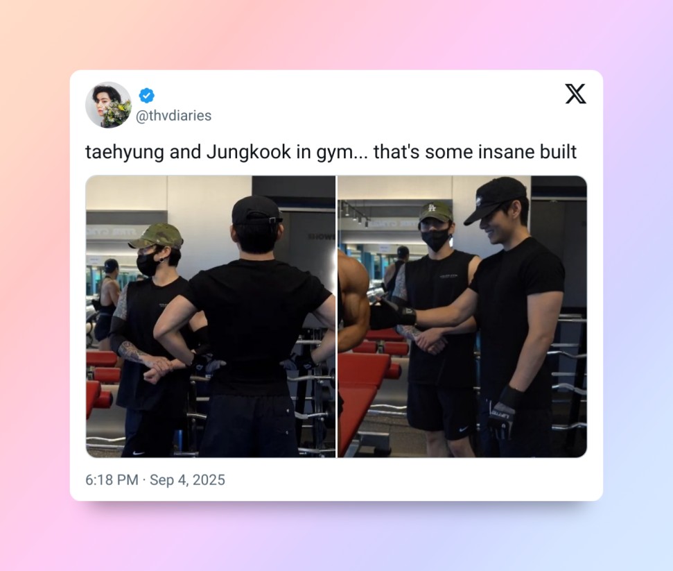 Taehyung and Jungkook