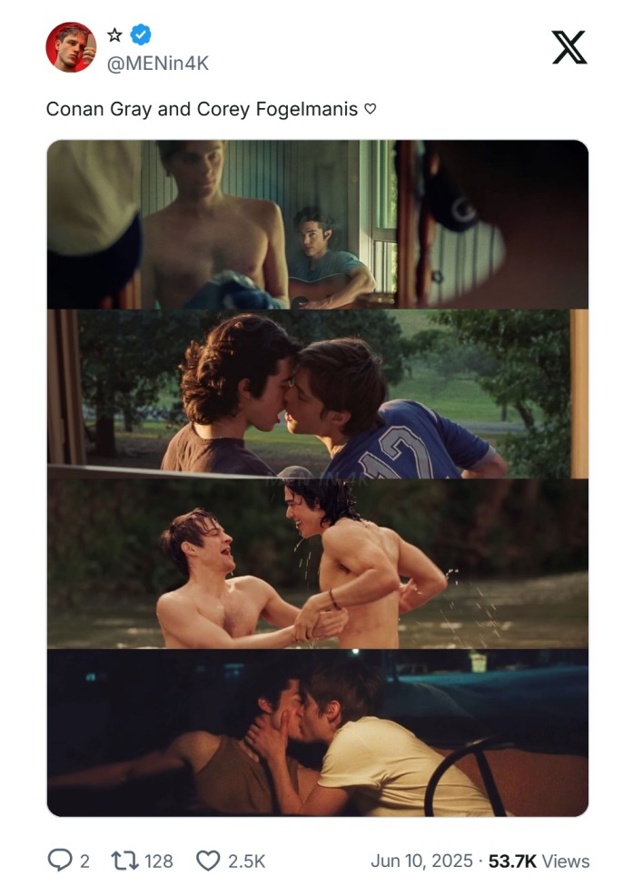 Conan Gray and Corey Fogelmanis