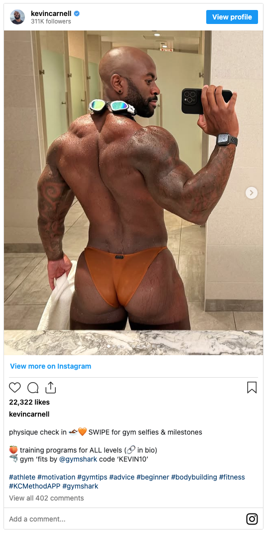 Kevin Carnell took time to back it up