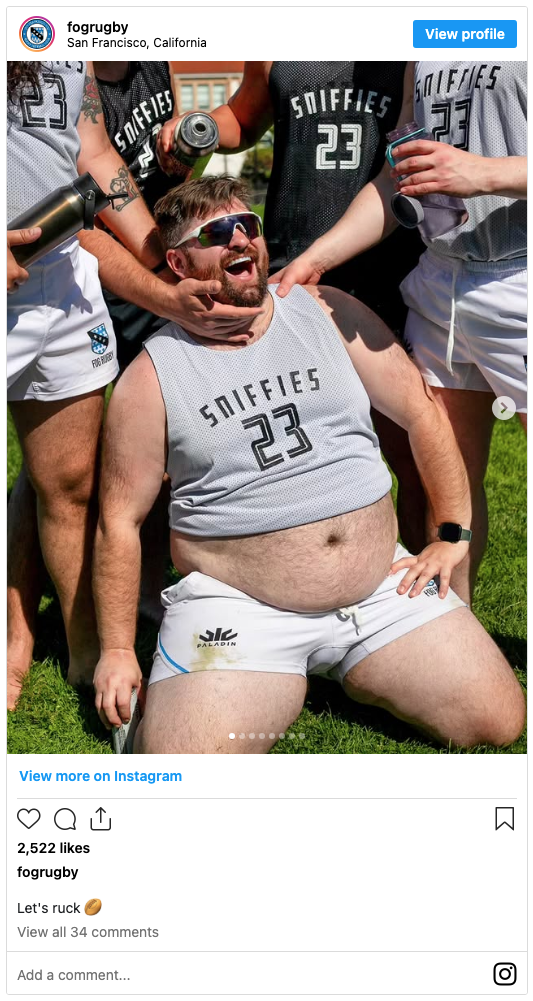 Mitch Croll was ready to ruck