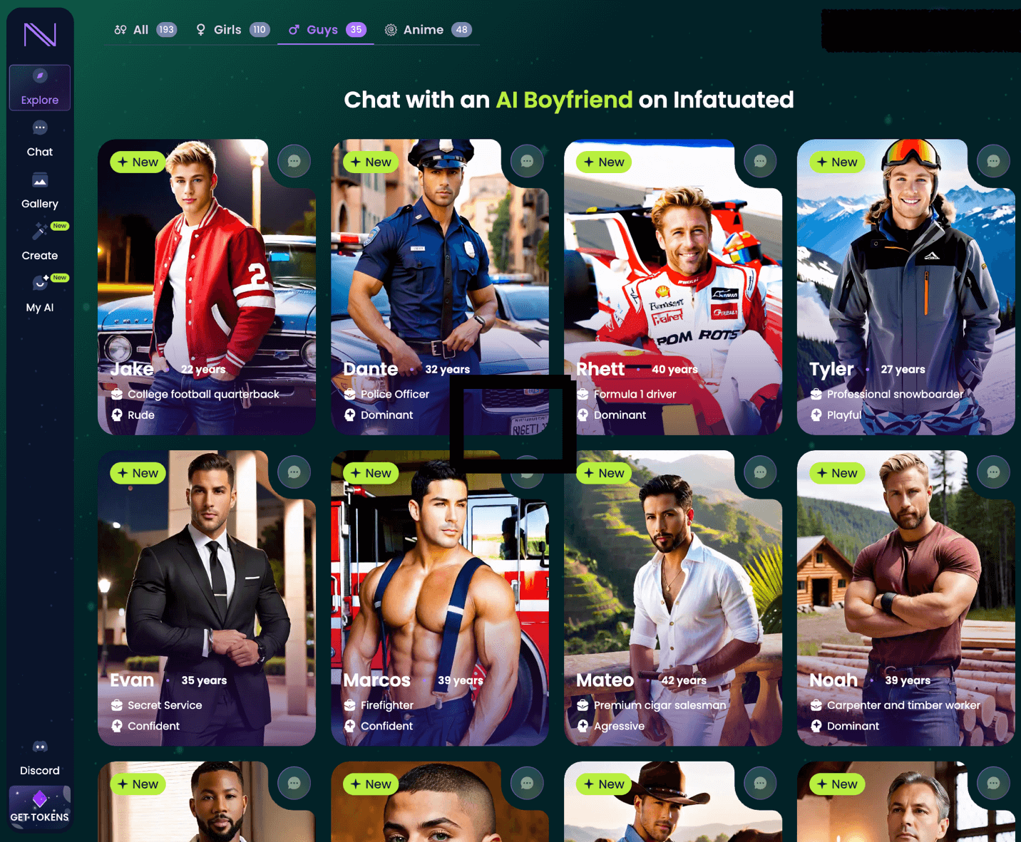 Infatuated AI Boyfriend