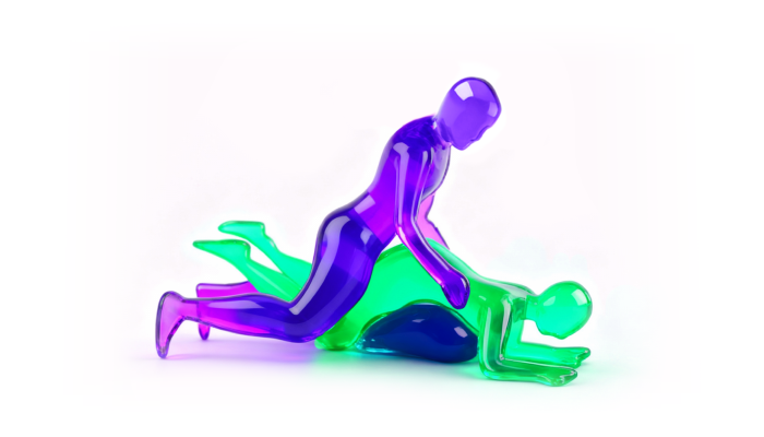 Doggystyle Chest-Down With Pillows