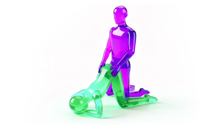 Doggystyle chest down