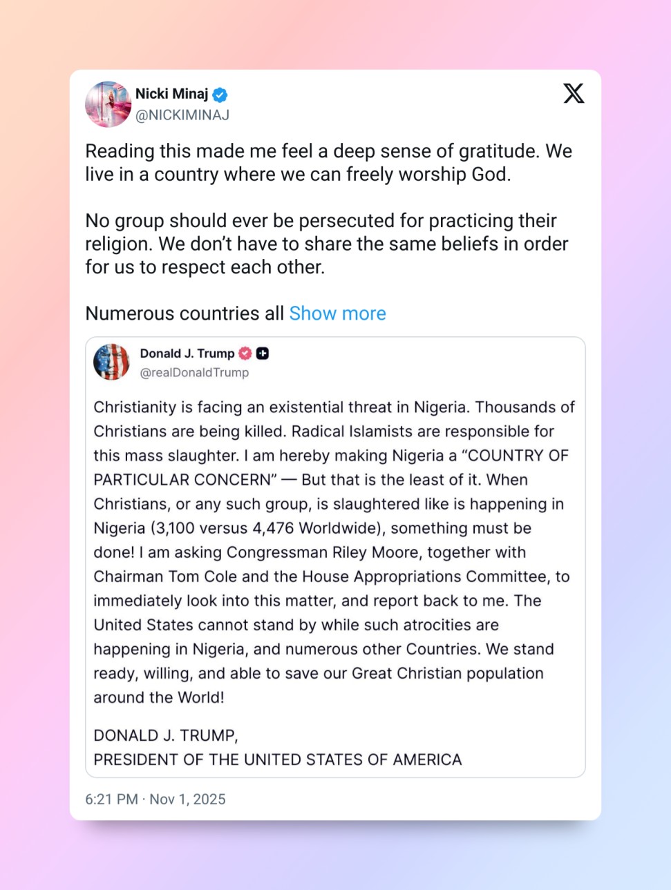 tweet 1984566555460485280 20251105 023027 via 10015 io