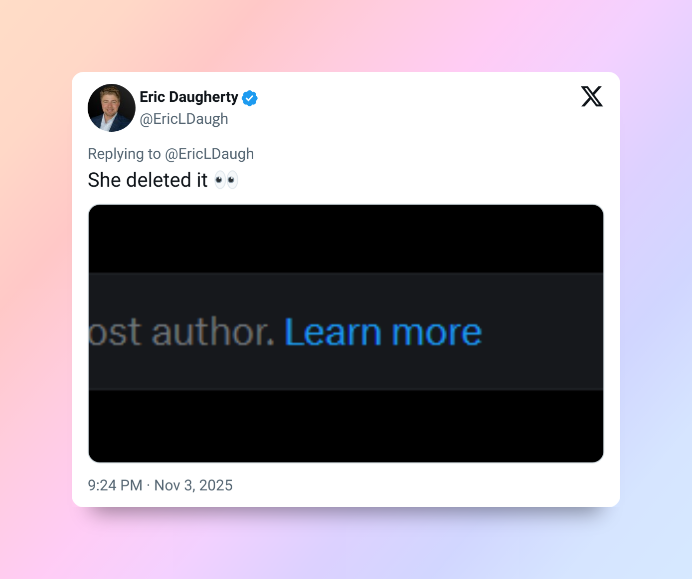 tweet 1985337273810895316 20251105 023036 via 10015 io