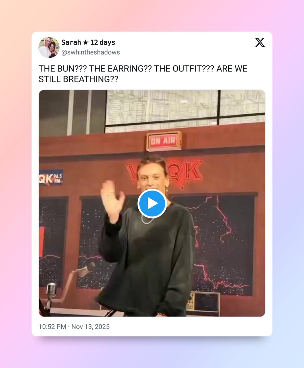 tweet 1988983424724664464 20251118 000539 via 10015 io