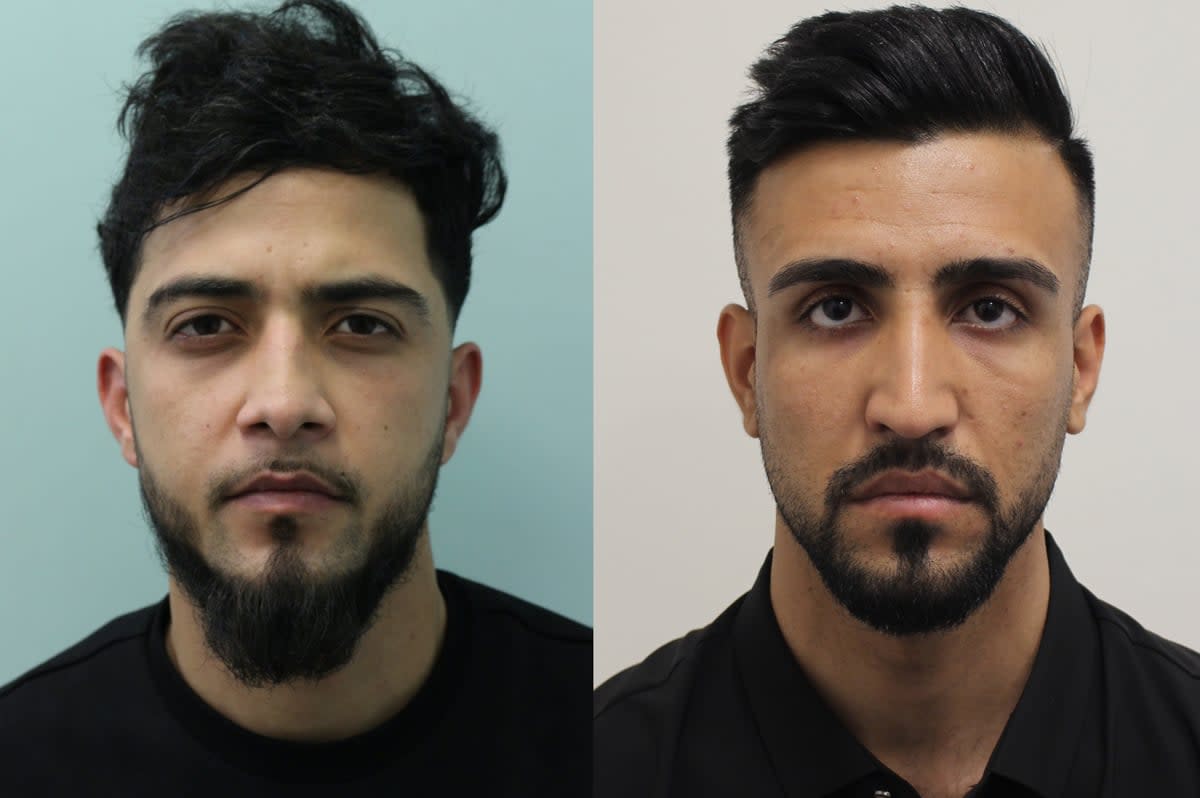 Rahmat Khan Mohammadi and Mohammed Bilal Hotak Photo From Metropolitan Police PA Wire Source AOL