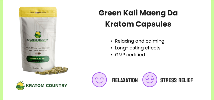  Kratom Country Green Kali Maeng Da Kratom Capsules