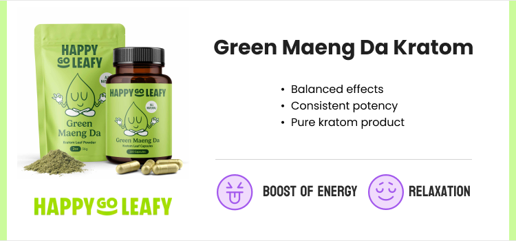 Happy Go Leafy Green Maeng Da Kratom