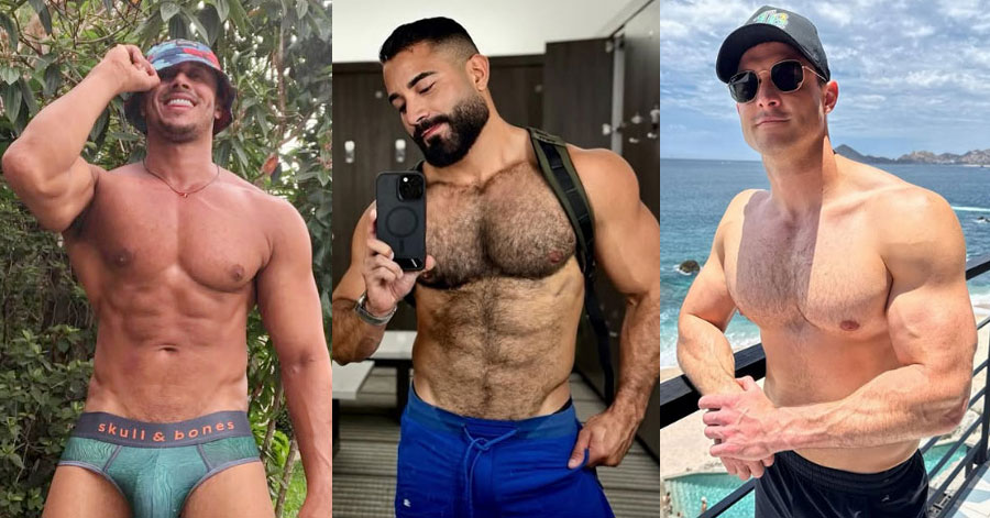 Diego, Tommy, Roberto and more InstaHunks showing receipts