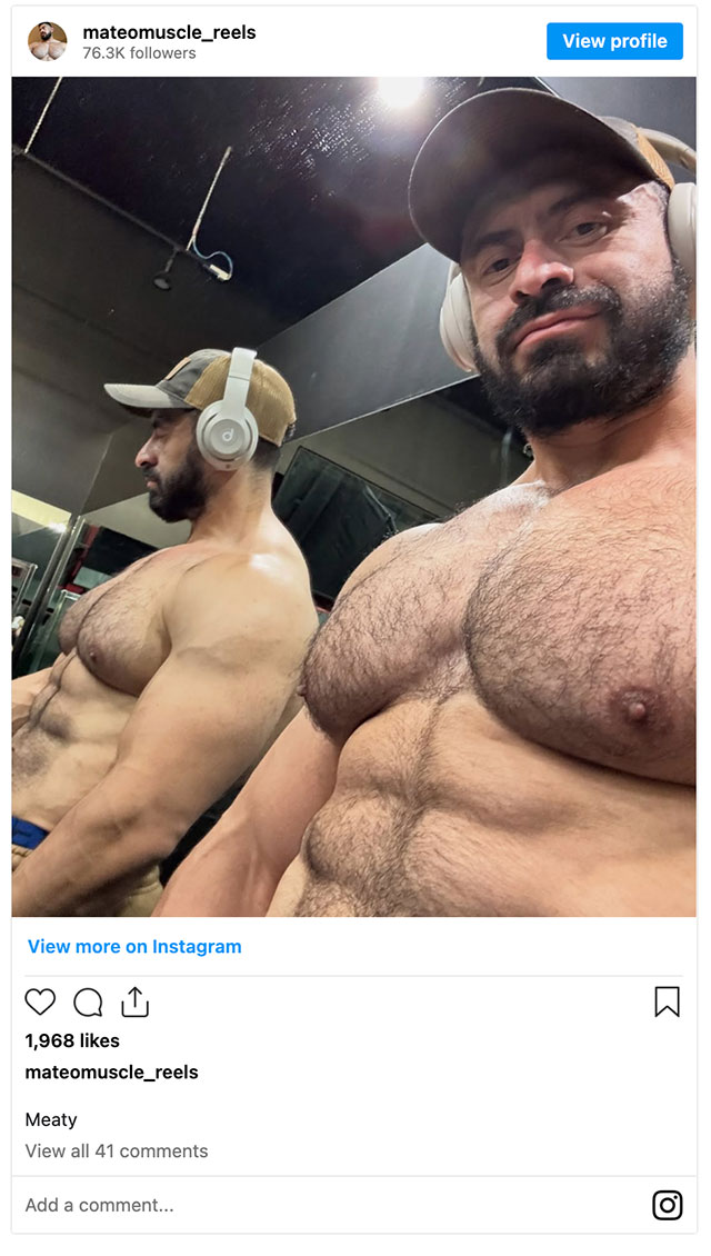 Mateo got meaty