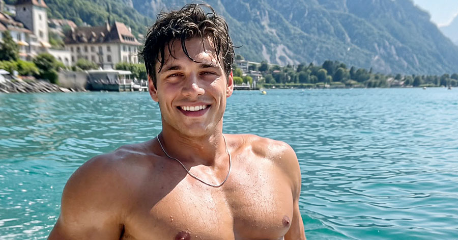 Noah Svensgа̊rd sent regards from Switzerland (via Instagram)