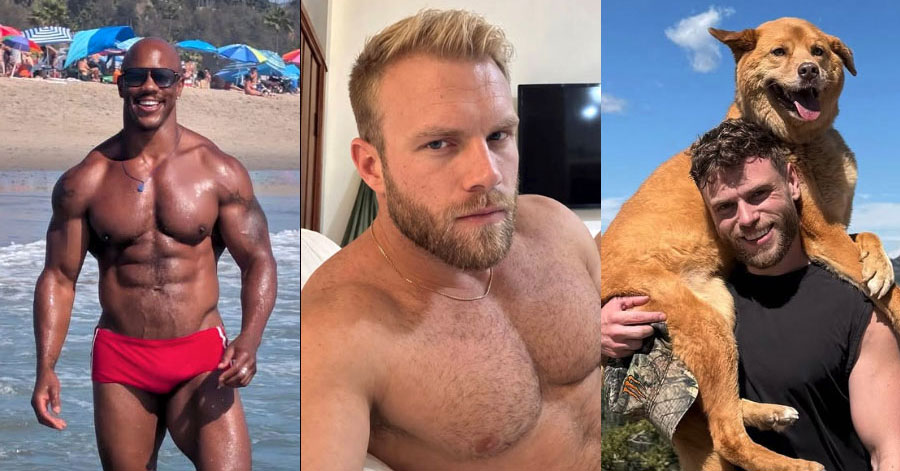 Sterling Walker, Roman Voss, and Gus Kenworthy (all via Instagram)
