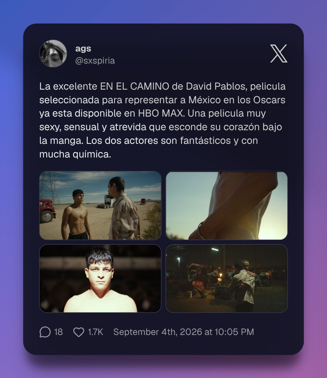 en el camino
