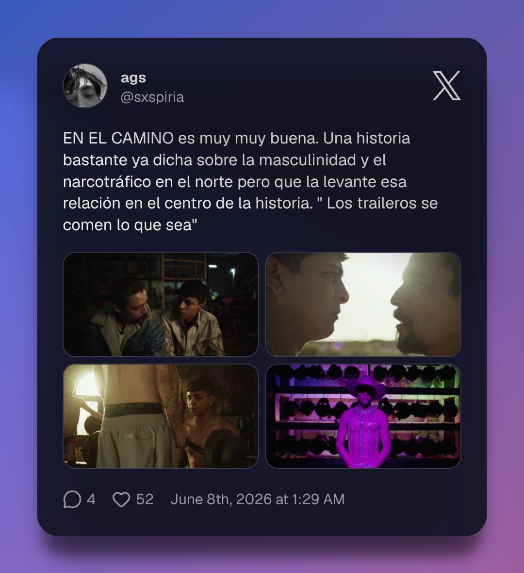 en el camino