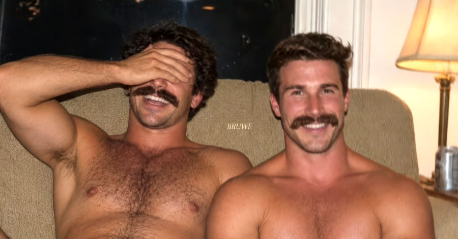 BRUWE kept the stache quotient high (via Instagram)