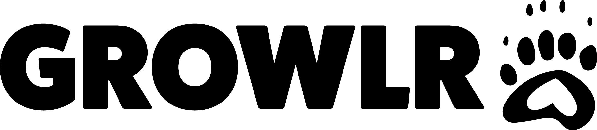 growlr horizontal black