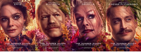 A few of Billy's co-stars in the new block buster prequel Hunger Games film, "Sunrise on the Reaping"