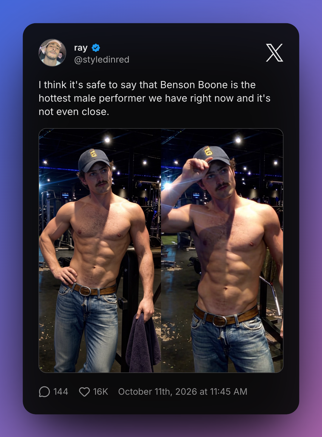 shirtless